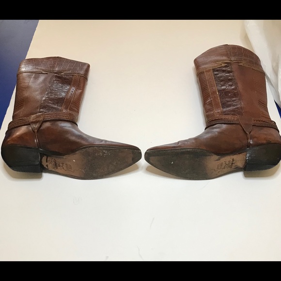 Vero Cuoio Iguana Multi Leather Western Boots - Picture 5 of 5